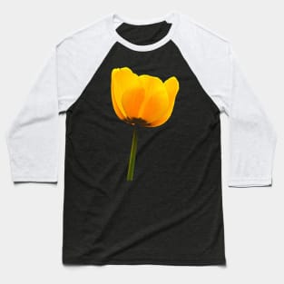 The Delightful Yellow Tulip Baseball T-Shirt